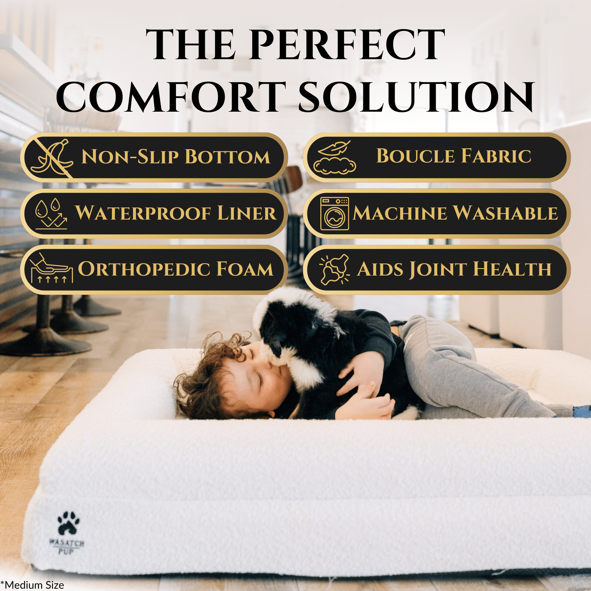 Luxury Orthopedic Dog Bed Dog Bed - Lazy Paper Club