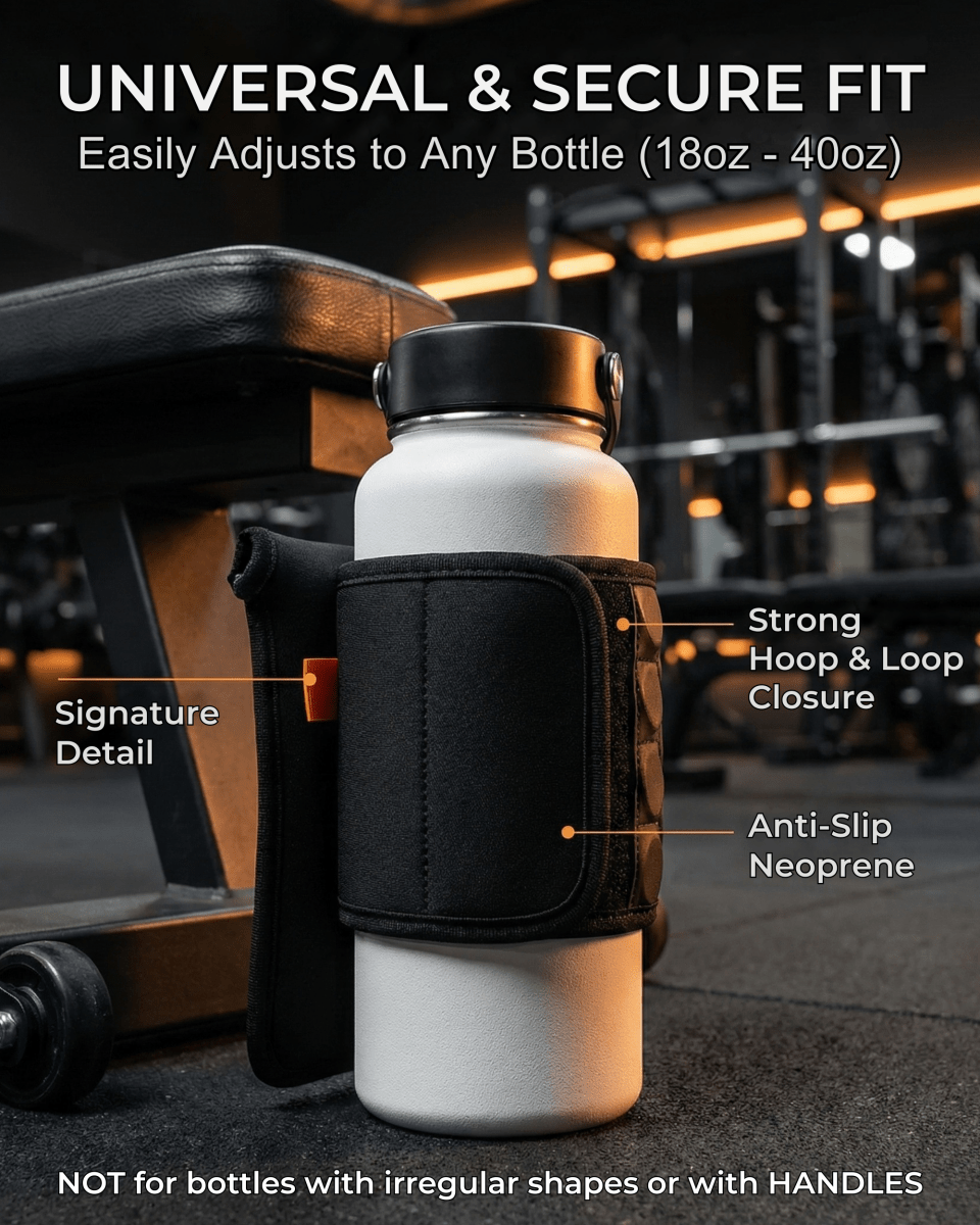 Magnetic Water Bottle Sleeve & Large Phone Holder for Gym | BLAUBECK Magnetic Bag - Lazy Paper Club