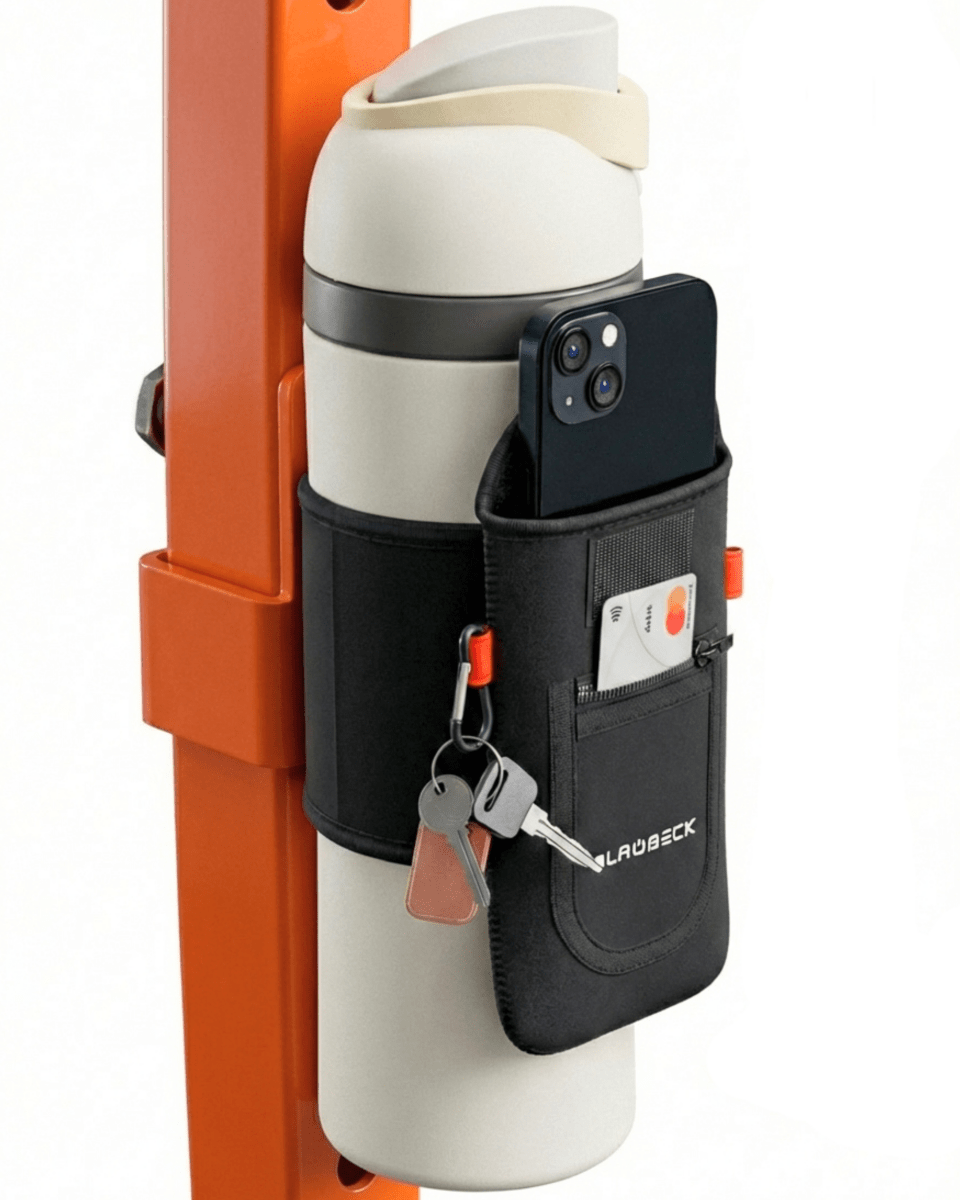 Magnetic Water Bottle Sleeve & Large Phone Holder for Gym | BLAUBECK Magnetic Bag - Lazy Paper Club