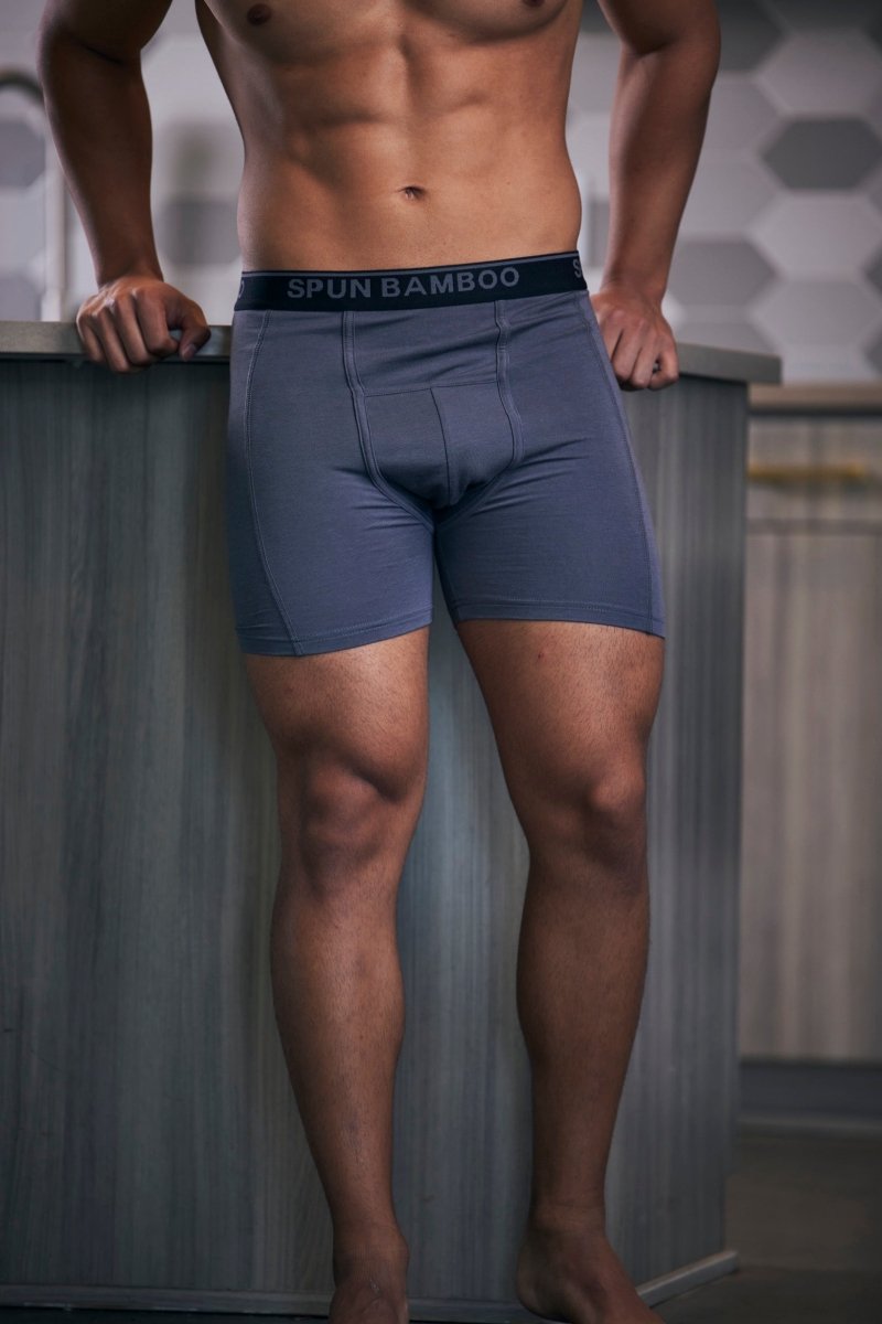 Men’s Bamboo Boxer Briefs — Ultra-Soft, Breathable Everyday Underwear mens underwear - Lazy Paper Club