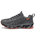 Men's Breathable Mesh Lace Running Shoes - Non-slip Sport Sneakers ST85SH1115LKY - #Lazy Paper Club#