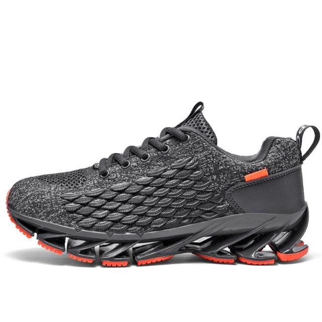Men's Breathable Mesh Lace Running Shoes - Non-slip Sport Sneakers ST85SH1115LKY - #Lazy Paper Club#