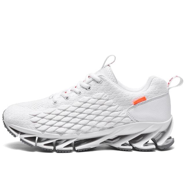 Men's Breathable Mesh Lace Running Shoes - Non-slip Sport Sneakers ST85SH1115LKY - #Lazy Paper Club#