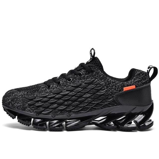 Men's Breathable Mesh Lace Running Shoes - Non-slip Sport Sneakers ST85SH1115LKY - #Lazy Paper Club#