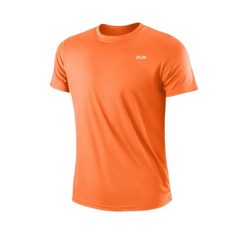 Men's Quick Dry Moisture Wicking Gym T-Shirt Round Neck Lightweight - #Lazy Paper Club#