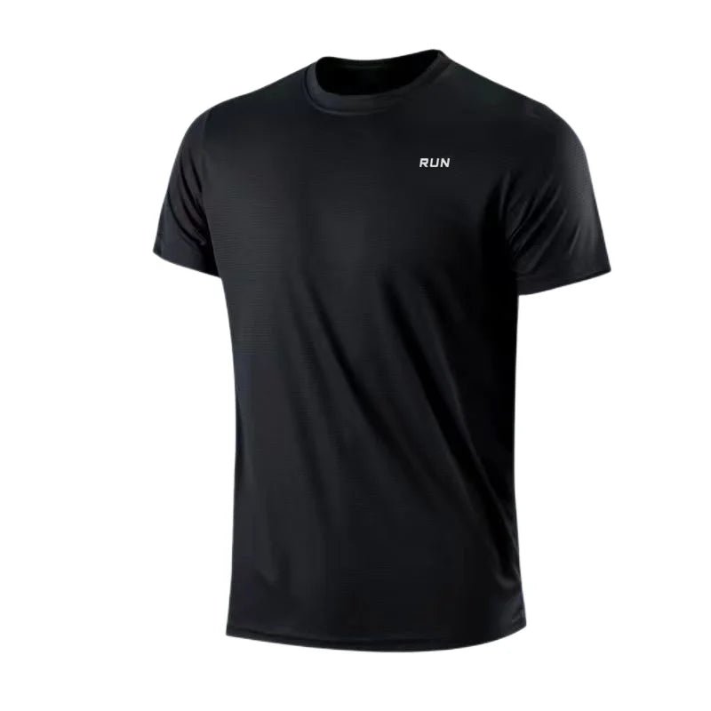 Men's Quick Dry Moisture Wicking Gym T-Shirt Round Neck Lightweight - #Lazy Paper Club#