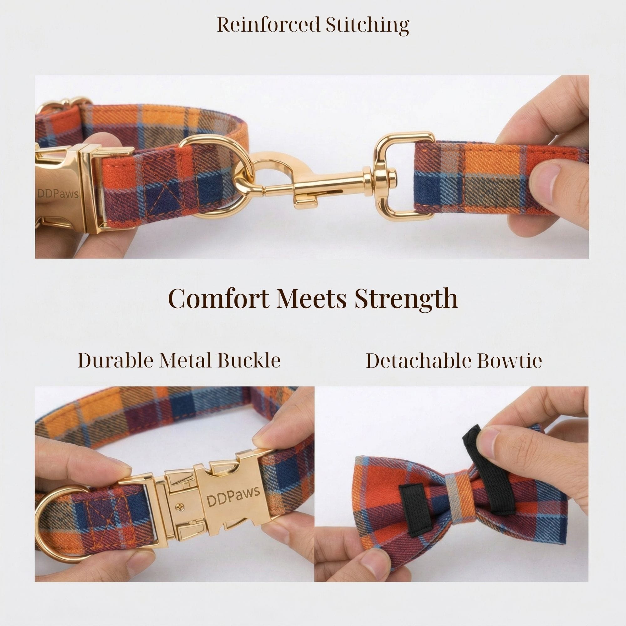 Midnight Copper Plaid Set - Lazy Paper Club