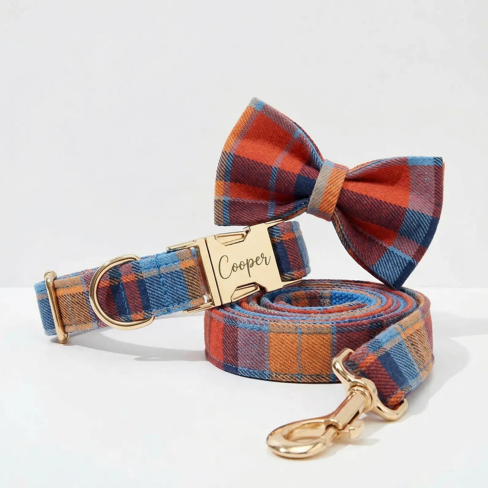 Midnight Copper Plaid Set - Lazy Paper Club