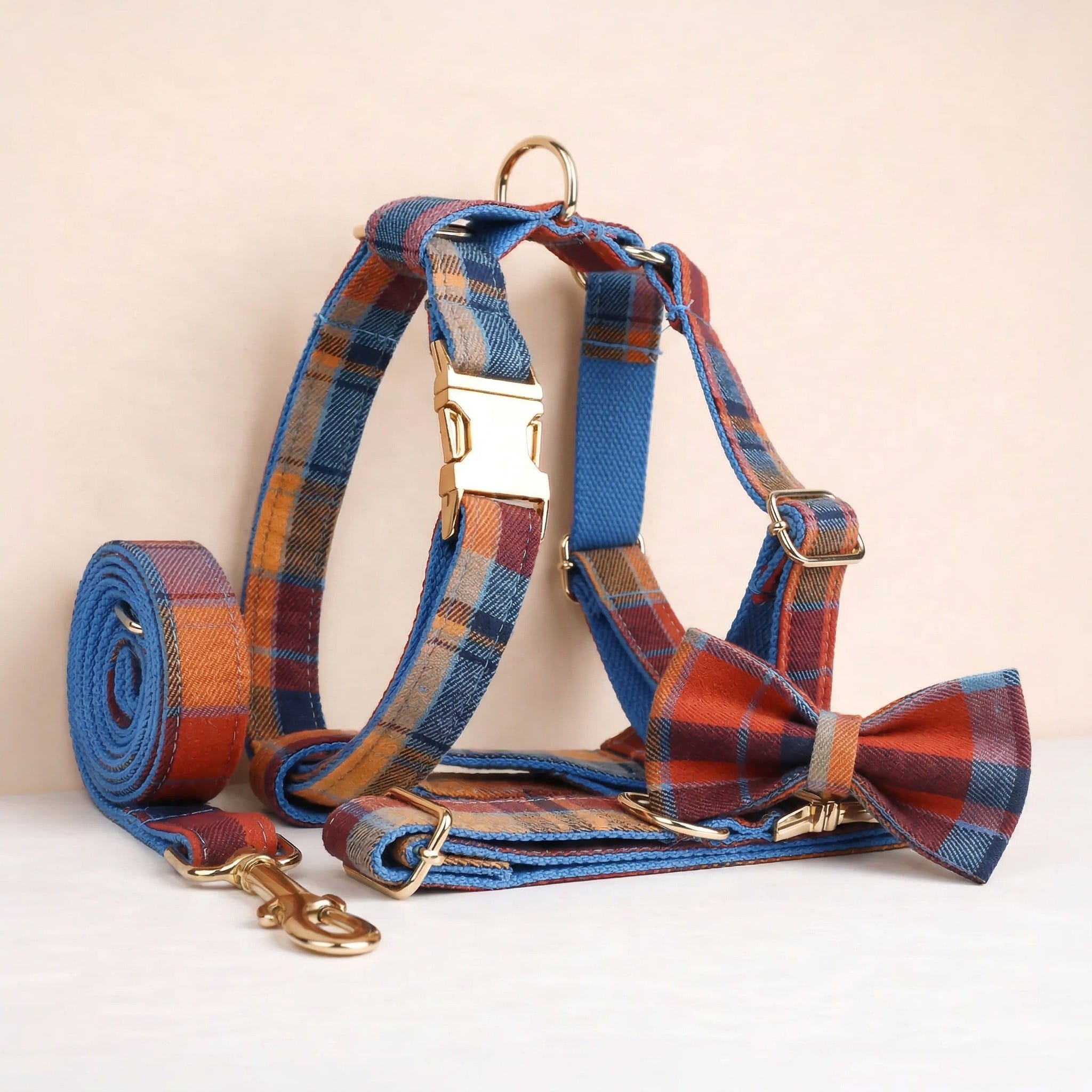 Midnight Copper Plaid Set - Lazy Paper Club