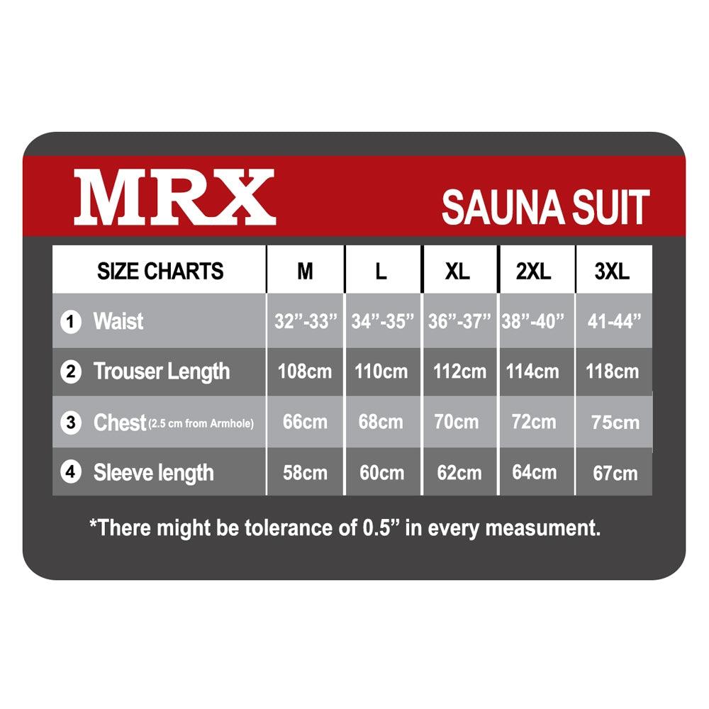 MRX Mens Sauna Sweat Suit Weight Loss Slimming Gym Training Boxing MMA Sauna Suit - Lazy Paper Club
