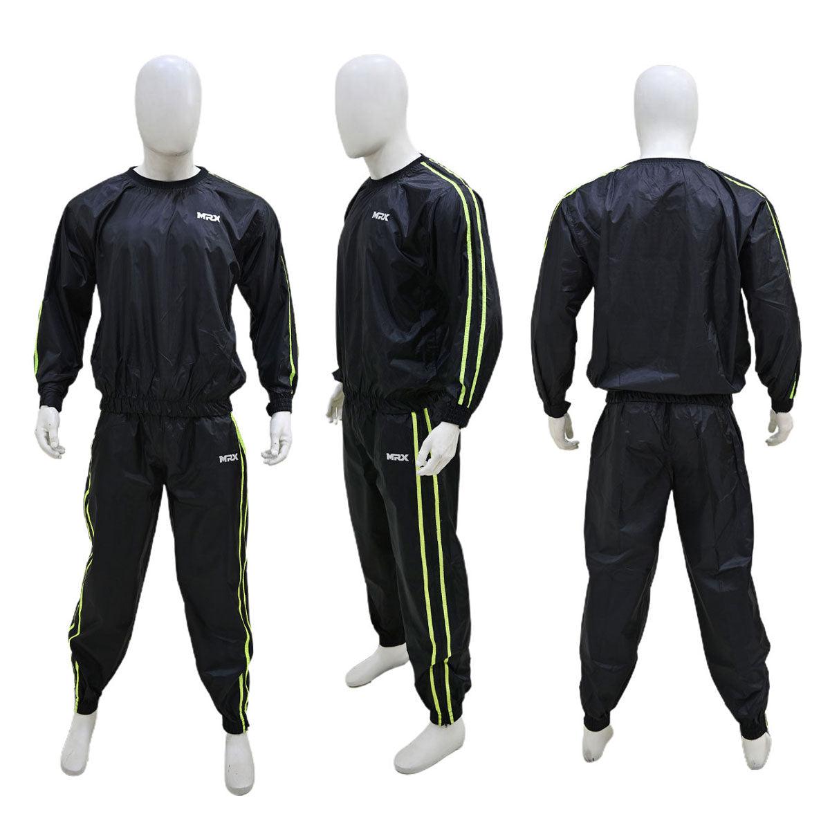 MRX Mens Sauna Sweat Suit Weight Loss Slimming Gym Training Boxing MMA Sauna Suit - Lazy Paper Club