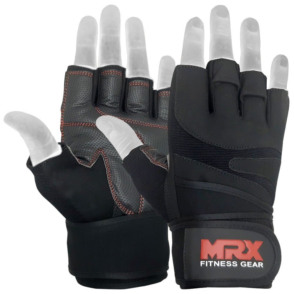 MRX Weight Lifting Gloves Gym Workout Training Bodybuilding Wrist Strap Weight Lifting Gloves - Lazy Paper Club