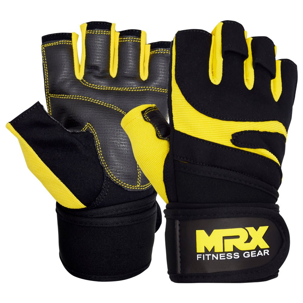 MRX Weight Lifting Gloves Gym Workout Training Bodybuilding Wrist Strap Weight Lifting Gloves - Lazy Paper Club