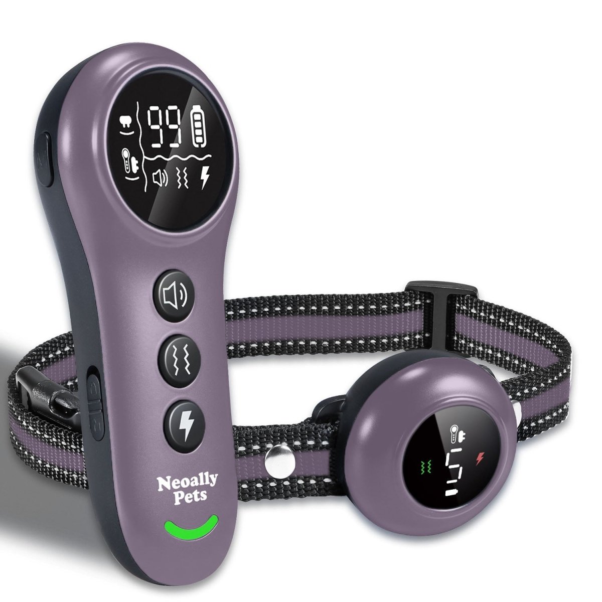 NeoAlly 2-in-1 Dog Training & Bark Control Collar | Automatic Barking Detection, Remote Shock, 5-150lbs Dogs | Rechargeable, Waterproof - Lazy Paper Club