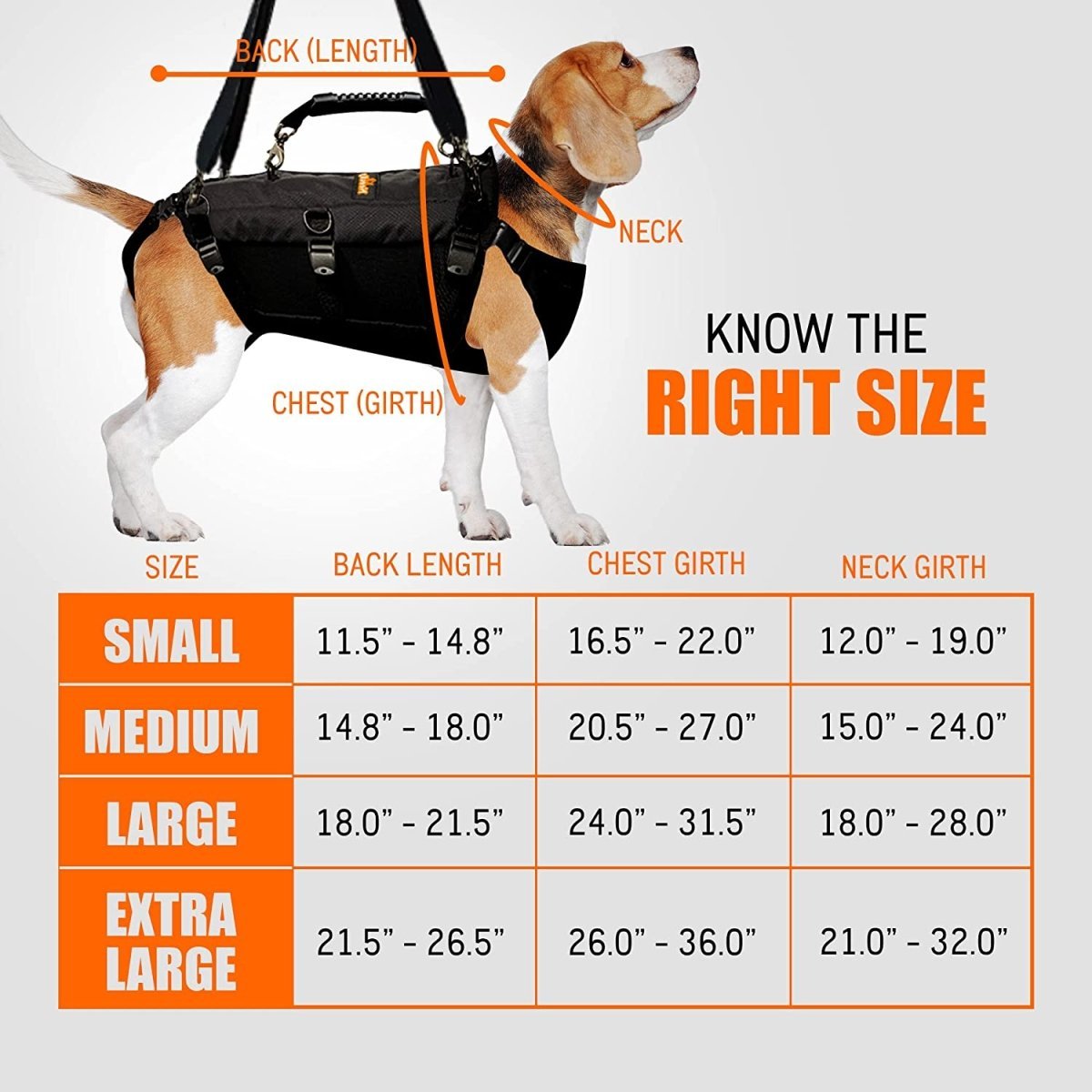 NeoAlly 5-in-1 Sturdy Dog Lift Harness Full Body Support - Lazy Paper Club