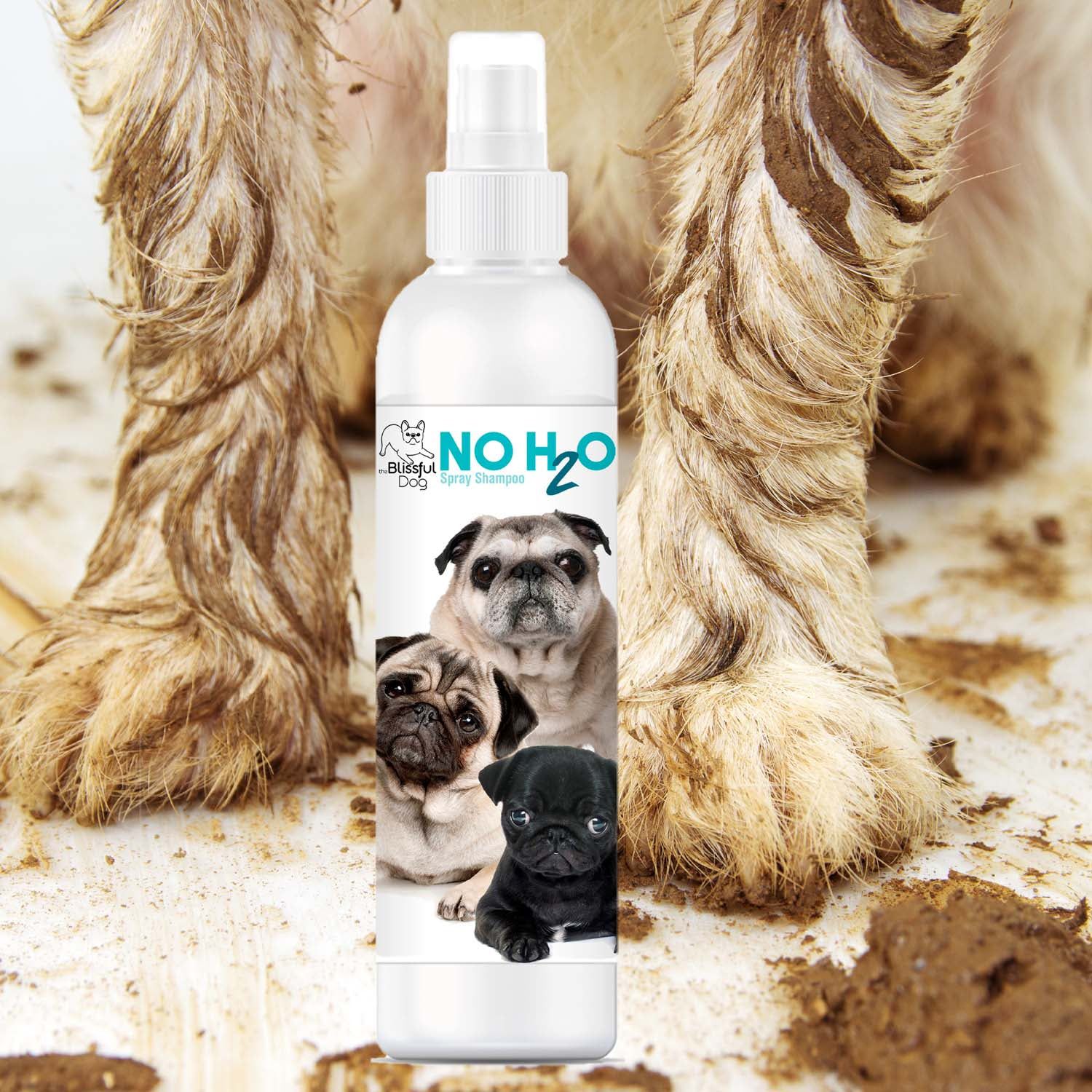 No H20 Spray Pet Shampoo SPRAY SHAMPOO - Lazy Paper Club