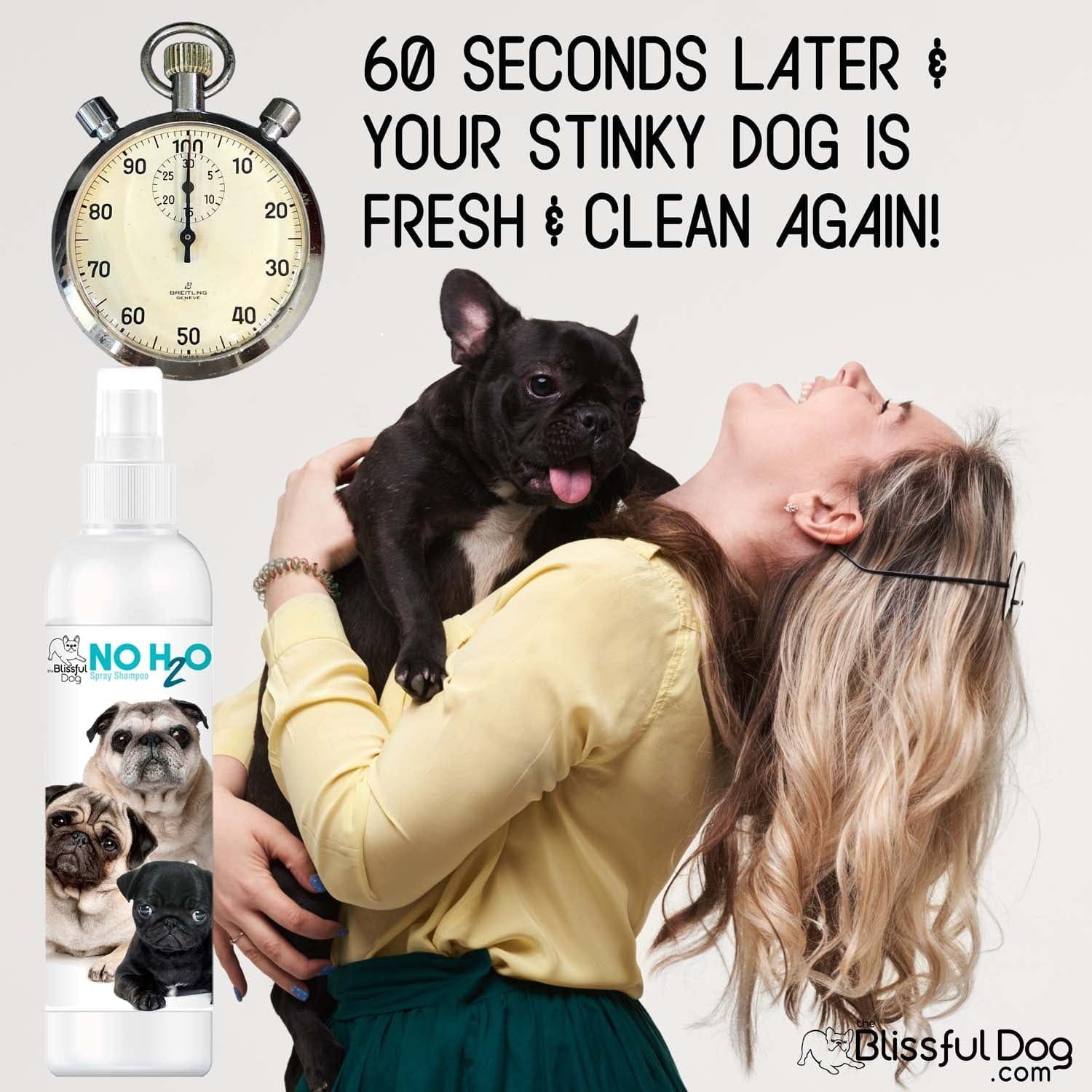 No H20 Spray Pet Shampoo SPRAY SHAMPOO - Lazy Paper Club