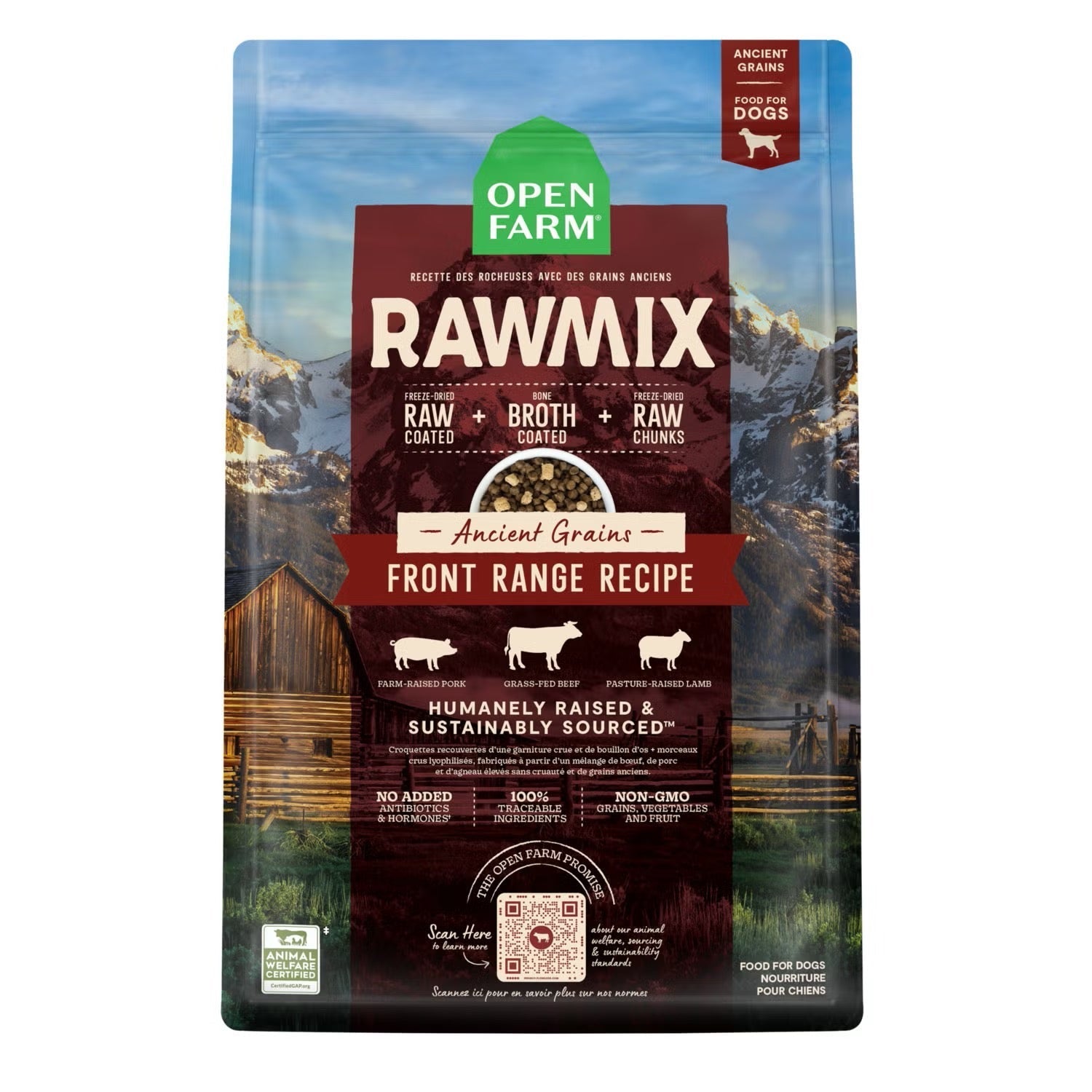 Open Farm RawMix Front Range Ancient Grains Dry Dog Food Dry Dog Food - Lazy Paper Club