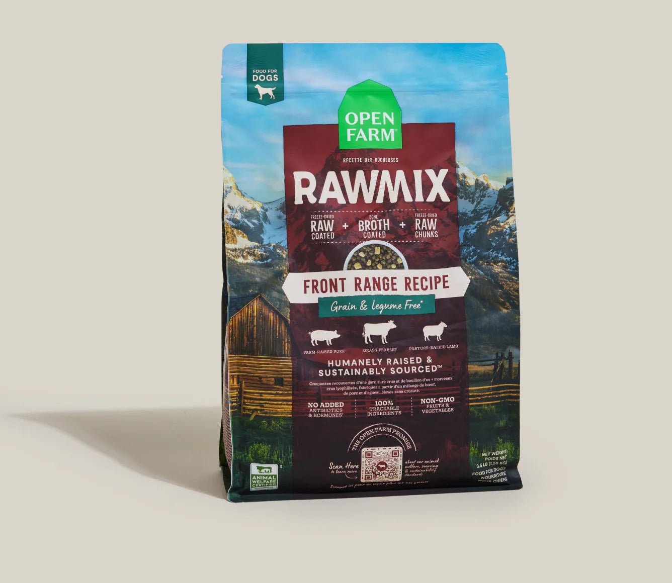 Open Farm RawMix Grain Free Front Range Dry Dog Food Dry Dog Food - Lazy Paper Club