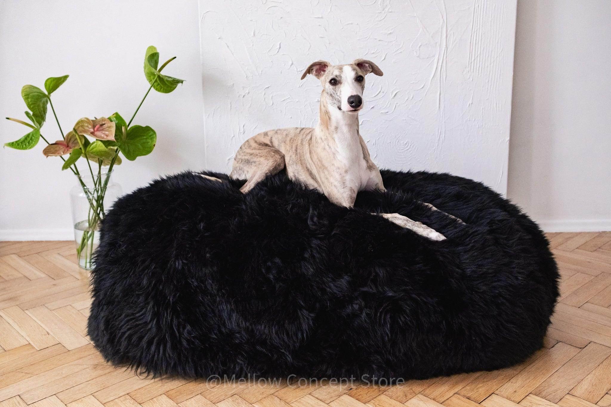 Oval Sheepskin™ Luxury Pet Bed Pet Beds & Blankets - Lazy Paper Club