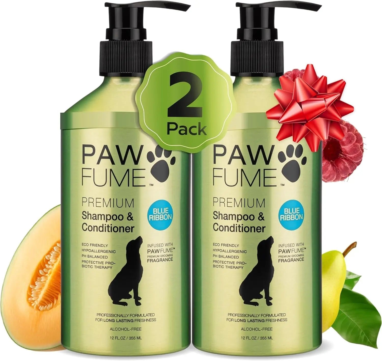 PAWFUME Deshedding Dog Shampoo & Conditioner – Probiotic Detangling Formula - Lazy Paper Club