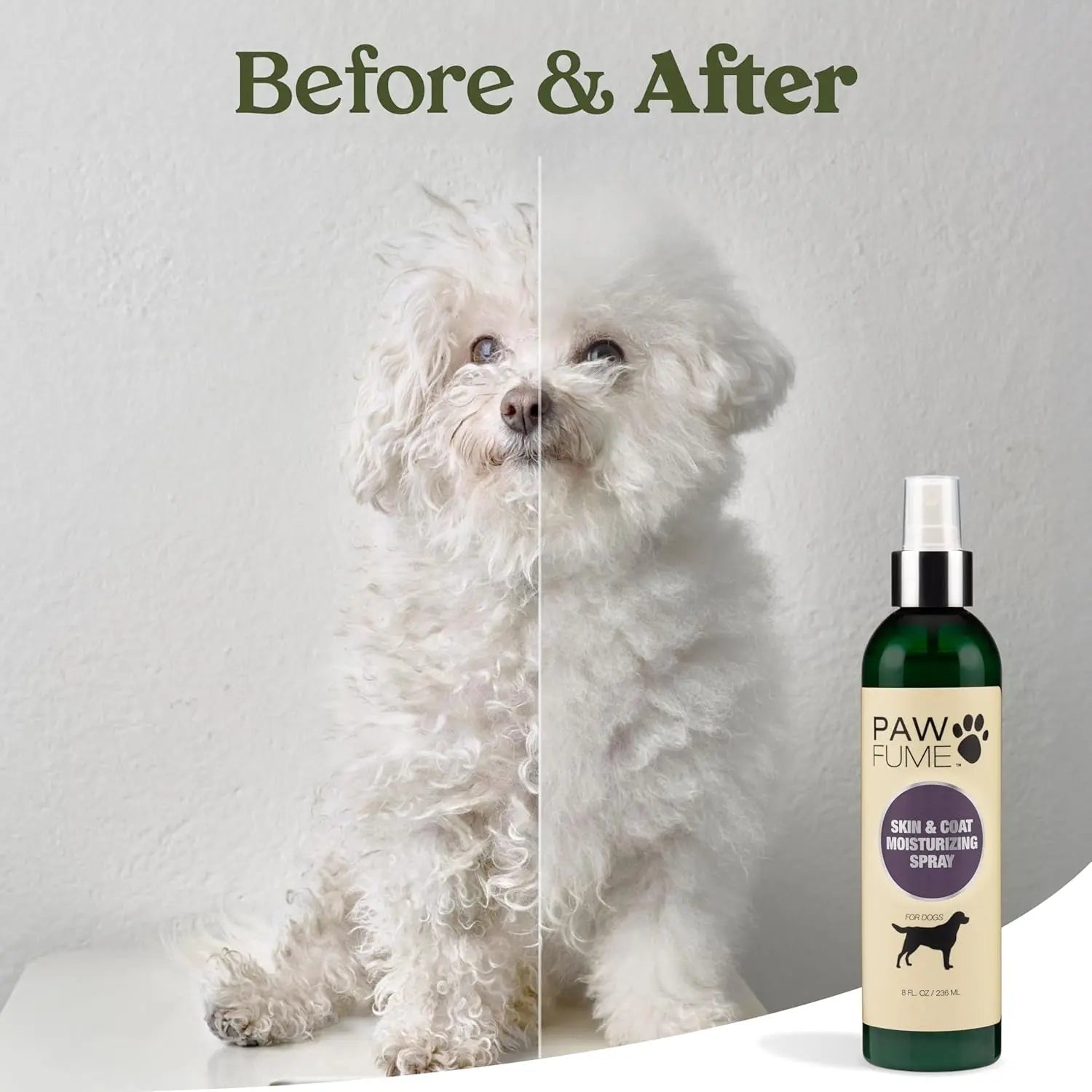 PAWFUME Deshedding Dog Shampoo & Conditioner – Probiotic Detangling Formula - Lazy Paper Club