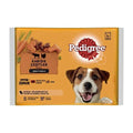 Pedigree Beef Flavored Dog Wet Food Pouches, 4x100g - Complete Adult Dog Nutrition Vitamin & Supplement - #Lazy Paper Club#