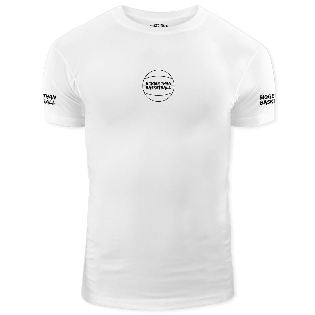 Performance Compression T-Shirt - White - Lazy Paper Club
