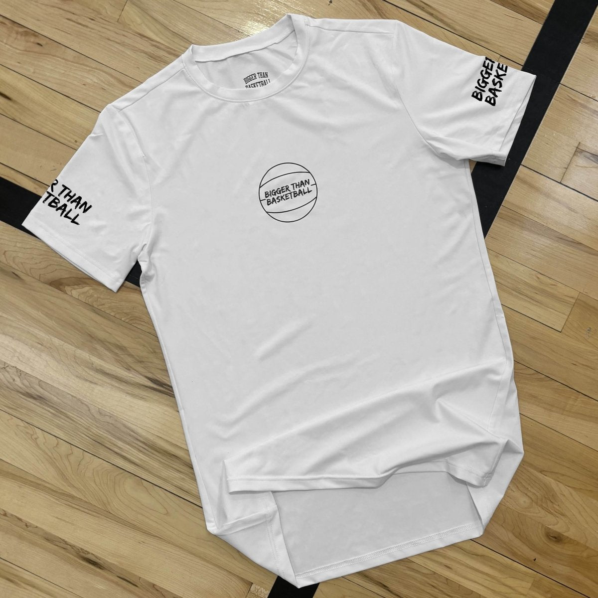 Performance Compression T-Shirt - White - Lazy Paper Club