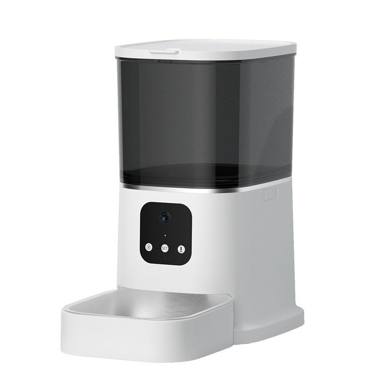 Pet Automatic Feeder Large Capacity Smart Voice Recorder APP Control Timer Feeding Cat Dog Food Dispenser With WiFi Pet Bo 0 - Lazy Paper Club