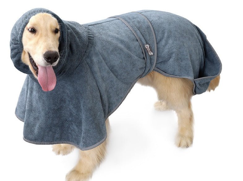 Pet Bathrobe Cotton Dog Towel Is Highly Absorbent 0 - Lazy Paper Club