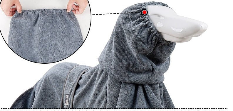 Pet Bathrobe Cotton Dog Towel Is Highly Absorbent 0 - Lazy Paper Club
