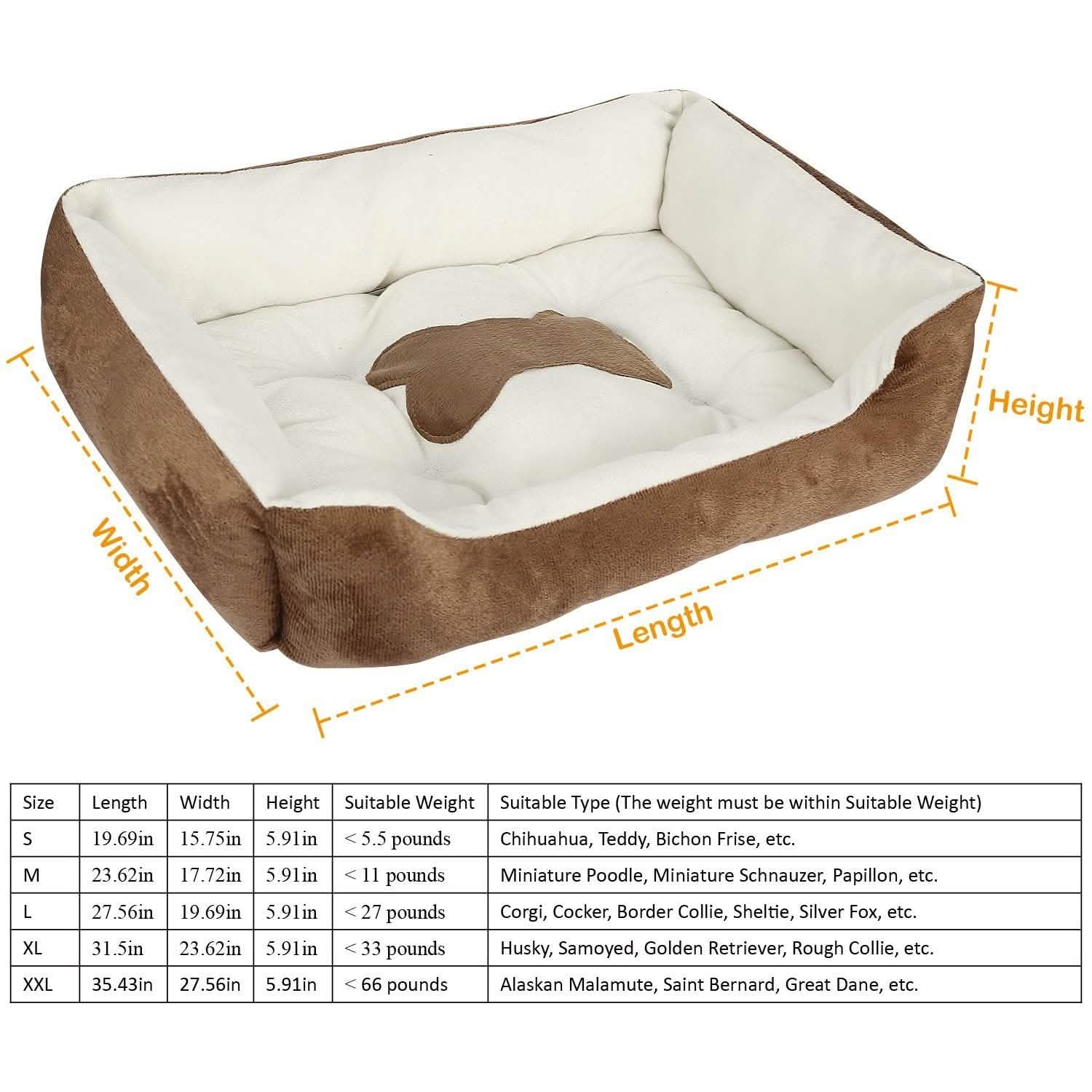 Pet Dog Bed Soft Warm Fleece Pet Supplies - Lazy Paper Club