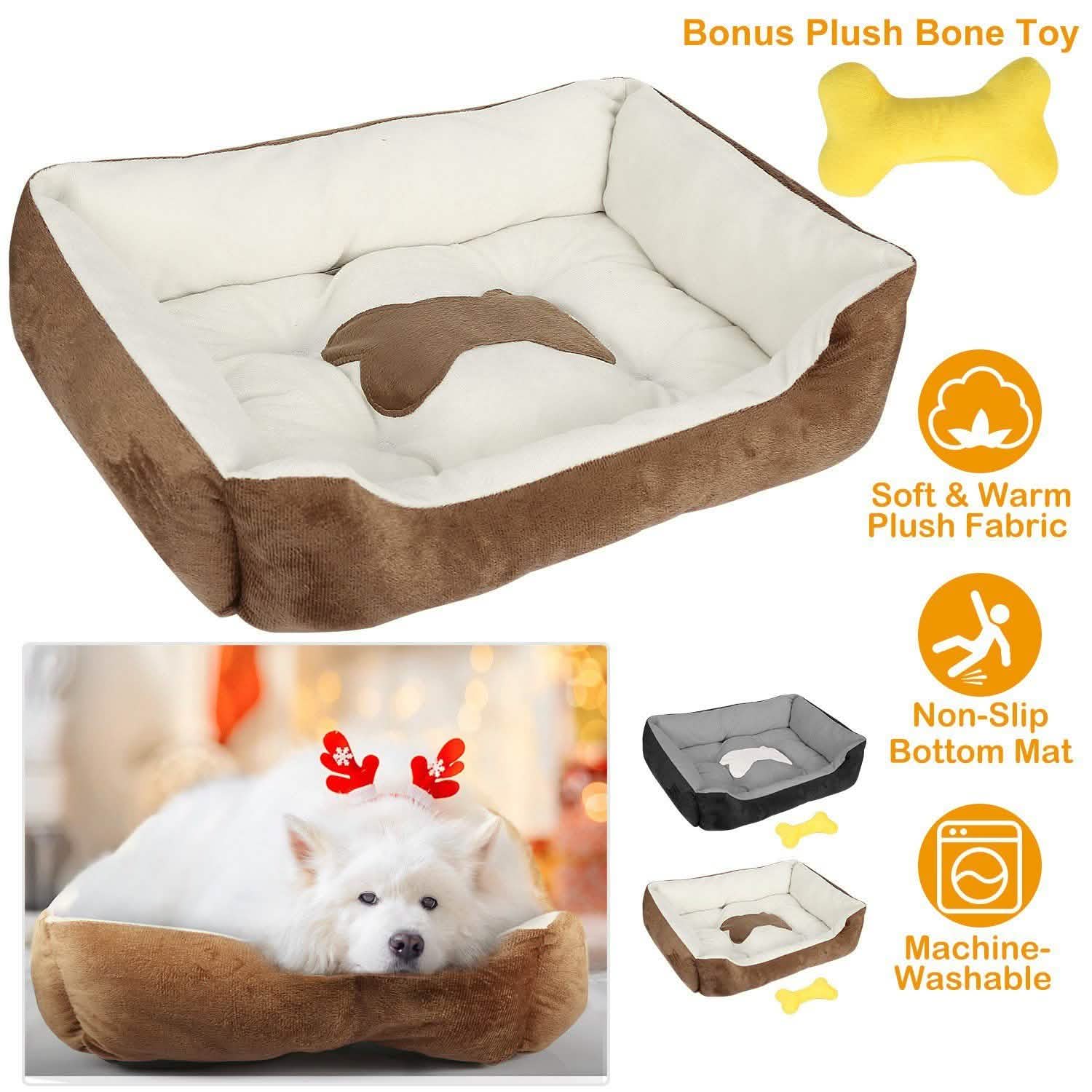 Pet Dog Bed Soft Warm Fleece Pet Supplies - Lazy Paper Club