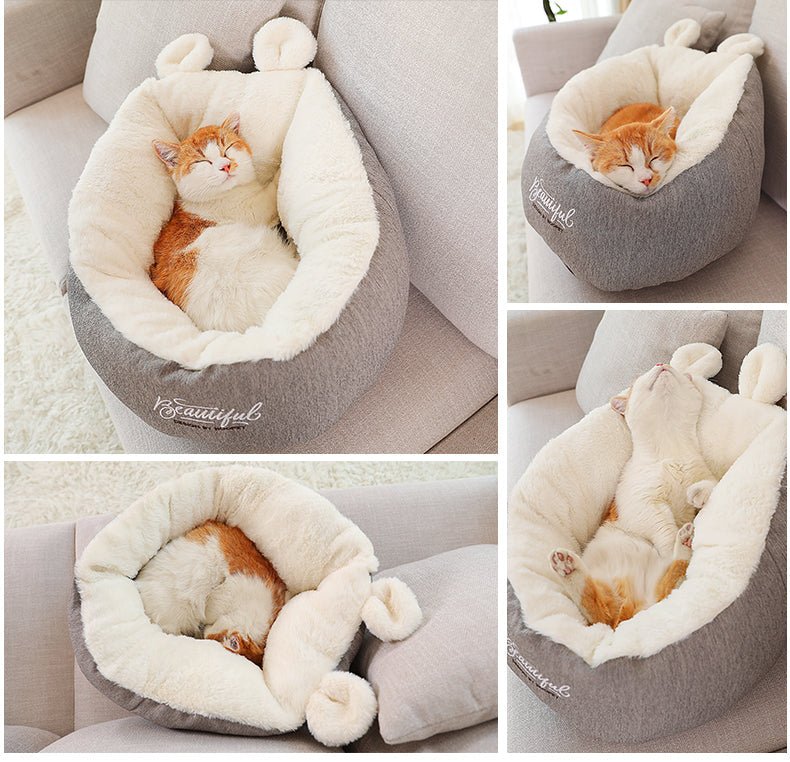 Pet Dog Bed Warming Soft Sleeping Bag Cushion Puppy Kennel 0 - Lazy Paper Club