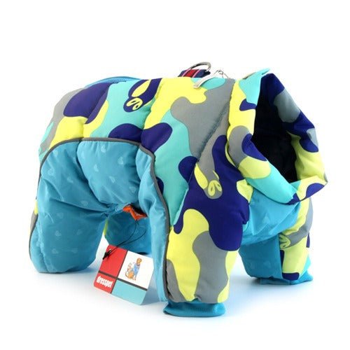 Pet Dog Clothes Winter Clothes Thickened Warm Down Jacket Teddy Dog Quadruped Winter Coat - Lazy Paper Club