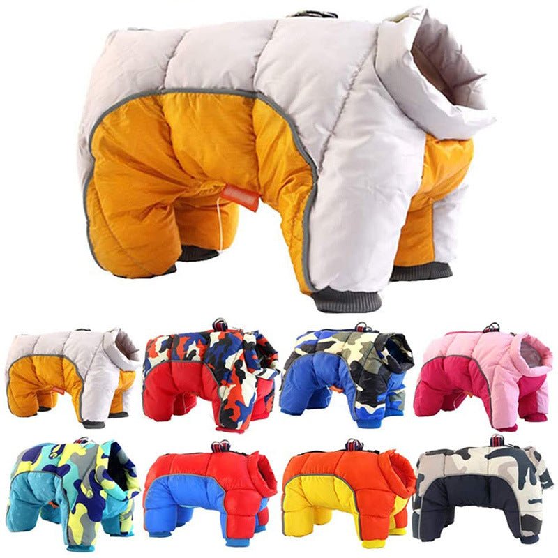 Pet Dog Winter Clothes Thick Warm Down Jacket Teddy Cotton Coat 0 - Lazy Paper Club