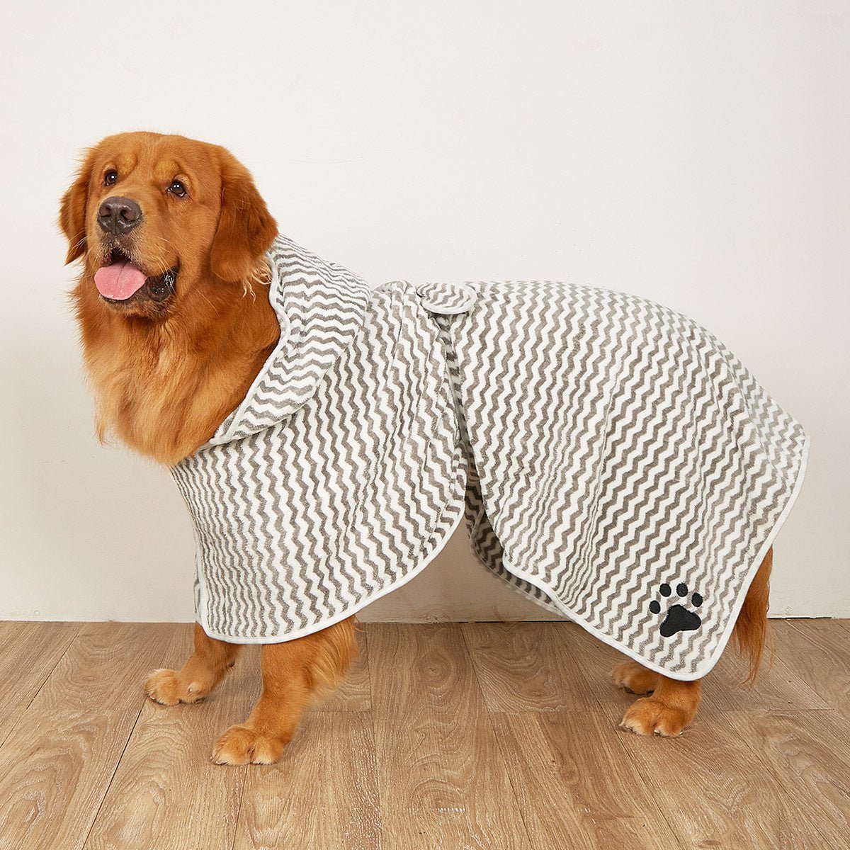 Pet Dogs And Cats Microfiber Bathrobe Towel 0 - Lazy Paper Club