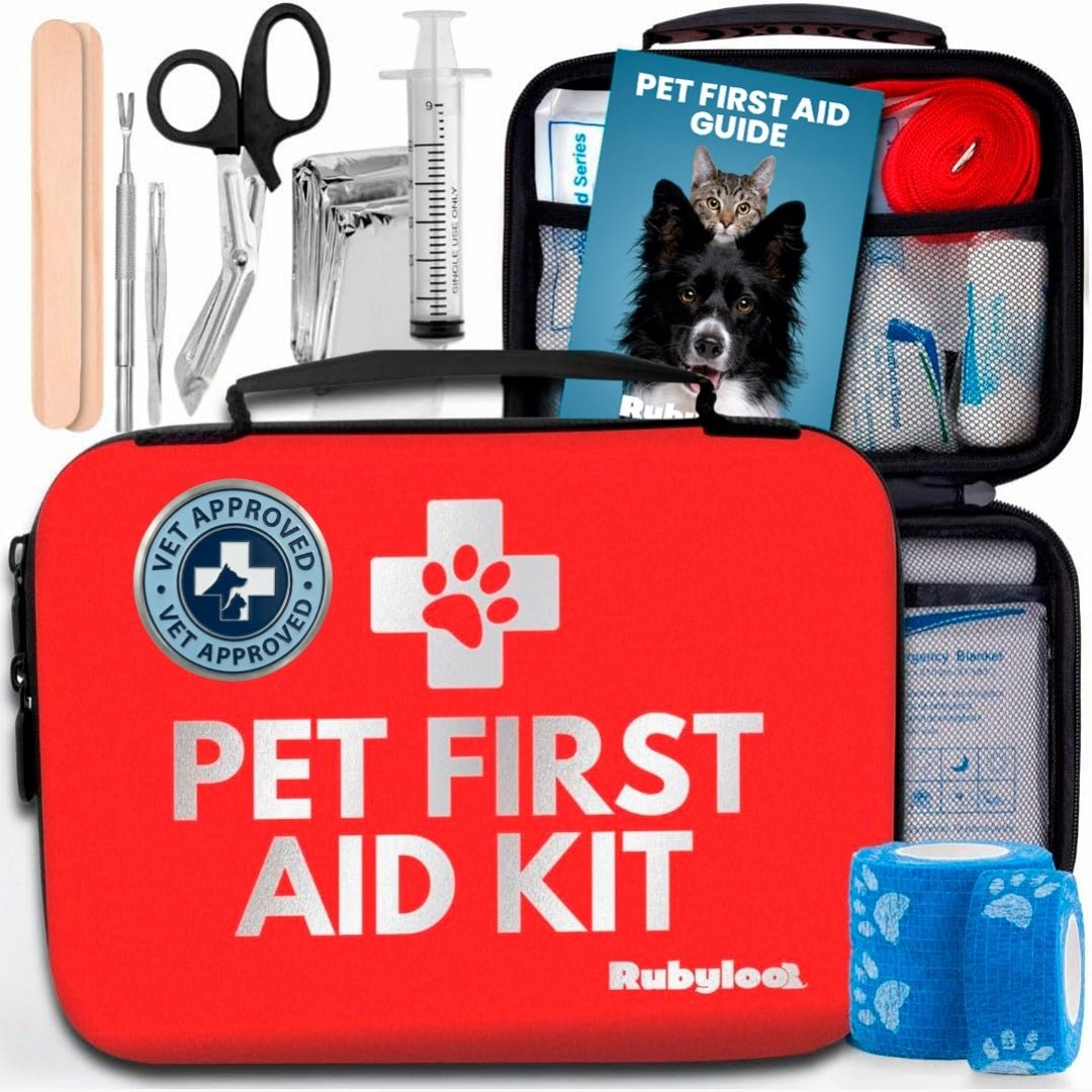 Pet First Aid Kit for Dogs & Cats with Vet-Approved Essentials Pet First Aid Kits - Lazy Paper Club