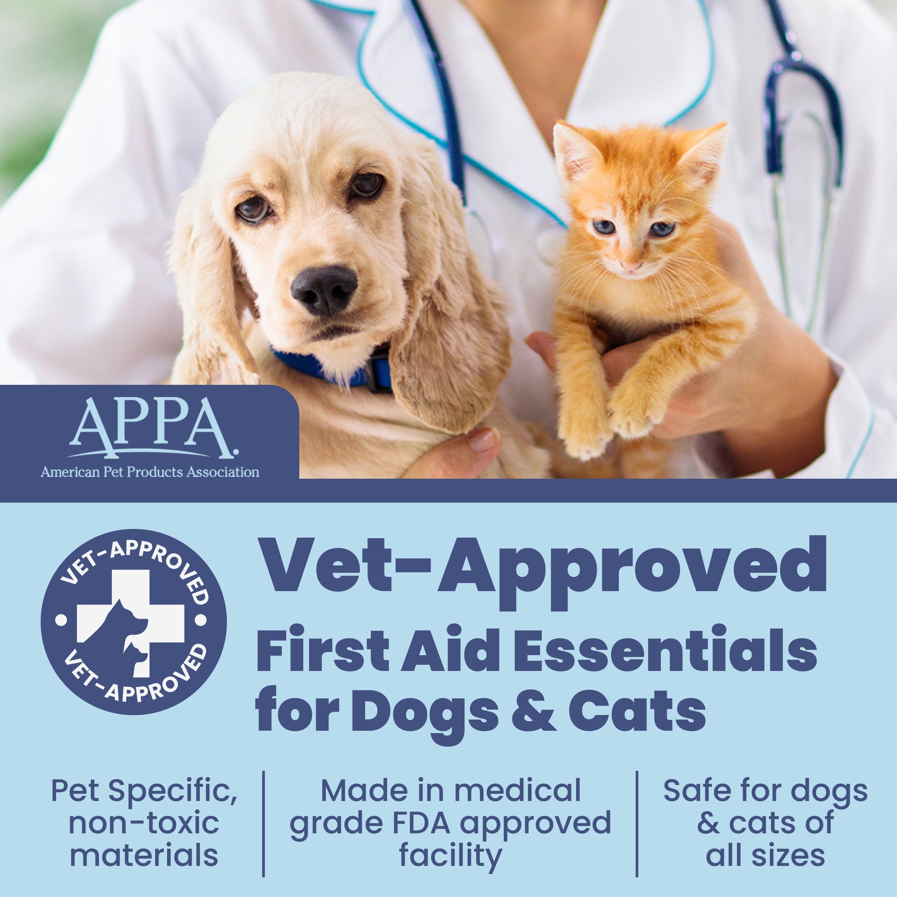 Pet First Aid Kit for Dogs & Cats with Vet-Approved Essentials Pet First Aid Kits - Lazy Paper Club