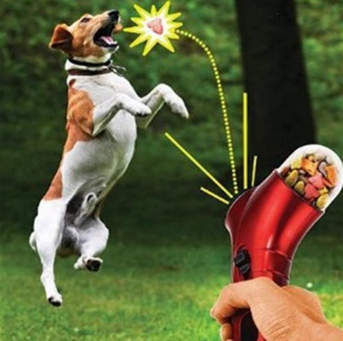 Pet Food Catapult Feeder Funny Dog Toy 0 - Lazy Paper Club