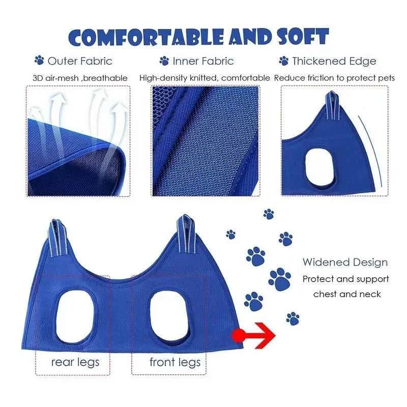 Pet Grooming Hammock for Dogs and Cats - Lazy Paper Club