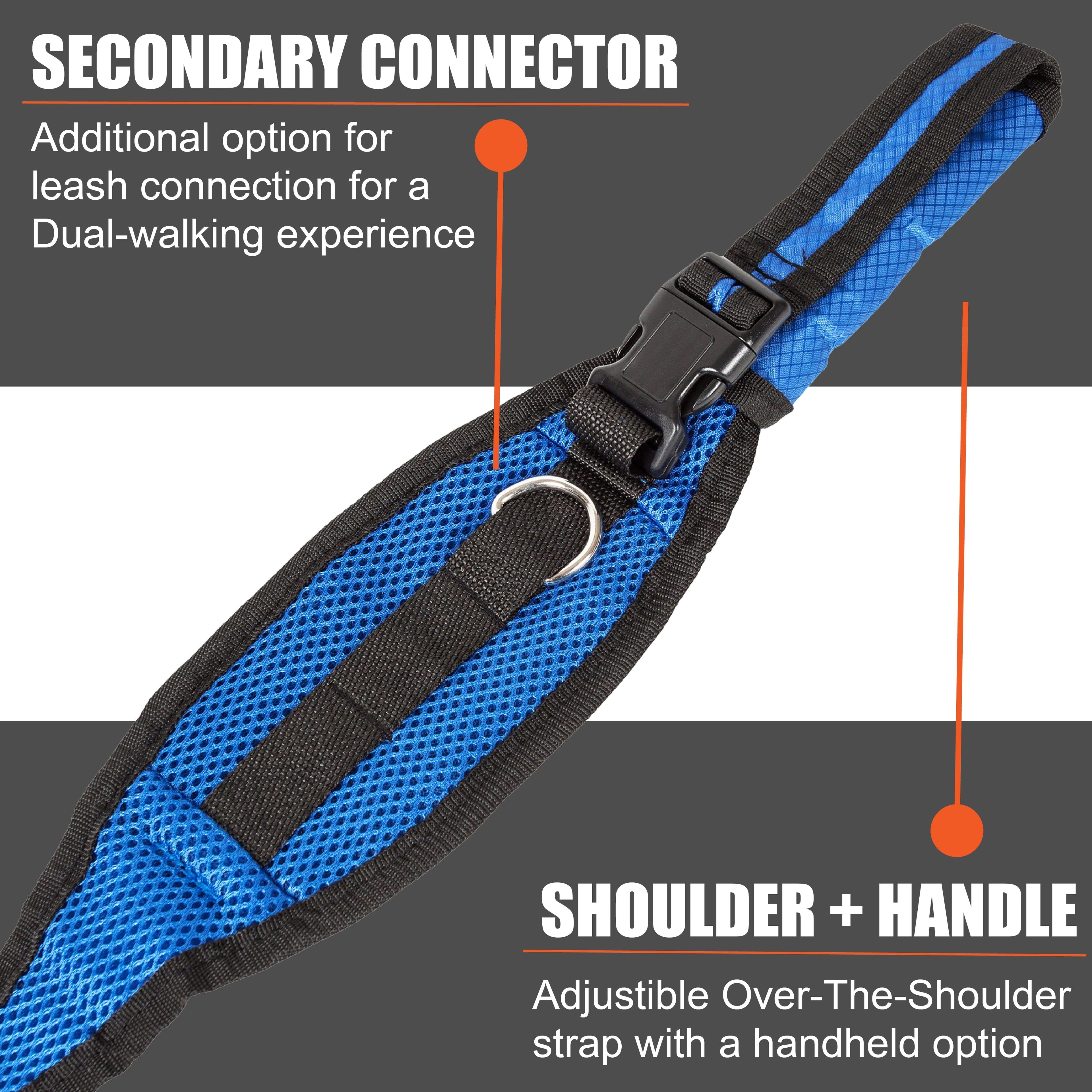 Pet Life ® 'Echelon' Hands Free and Convertible 2-In-1 Training Pet Dog Leash and Pet Belt Trainer Collars, Harnesses and Leashes - Lazy Paper Club