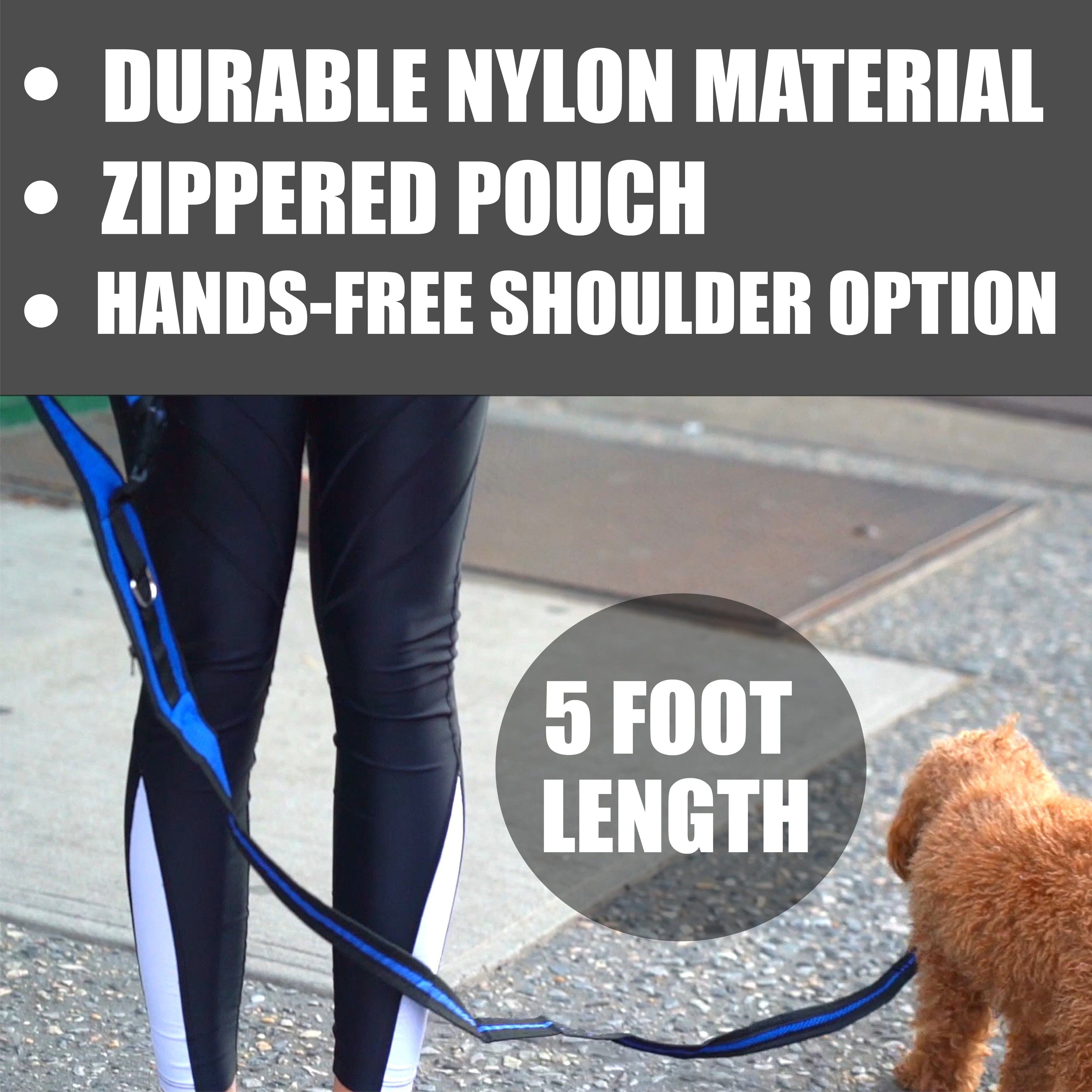 Pet Life ® 'Echelon' Hands Free and Convertible 2-In-1 Training Pet Dog Leash and Pet Belt Trainer Collars, Harnesses and Leashes - Lazy Paper Club