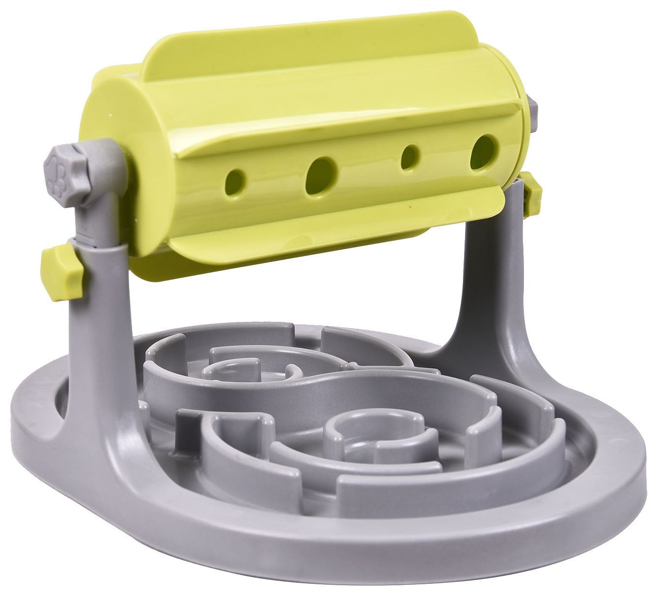 Pet Life ® 'Roto Paw' IQ Training Interactive Rotating Slow Dog Feeder Dog Toys - Lazy Paper Club