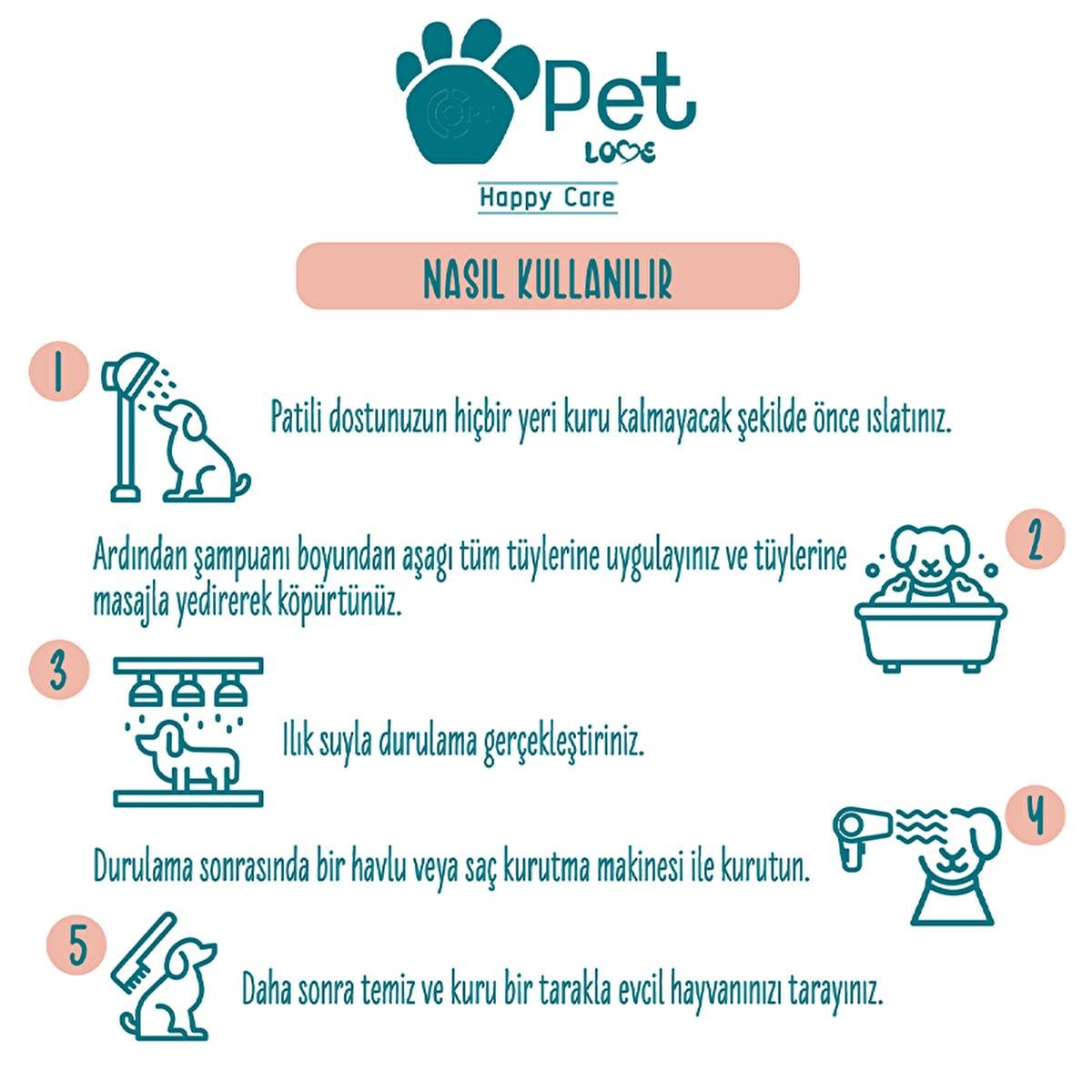 Pet Love Argan Oil Shampoo for Cats and Dogs - Natural, Gentle, and Effective Pet Care Shampoo - Lazy Paper Club