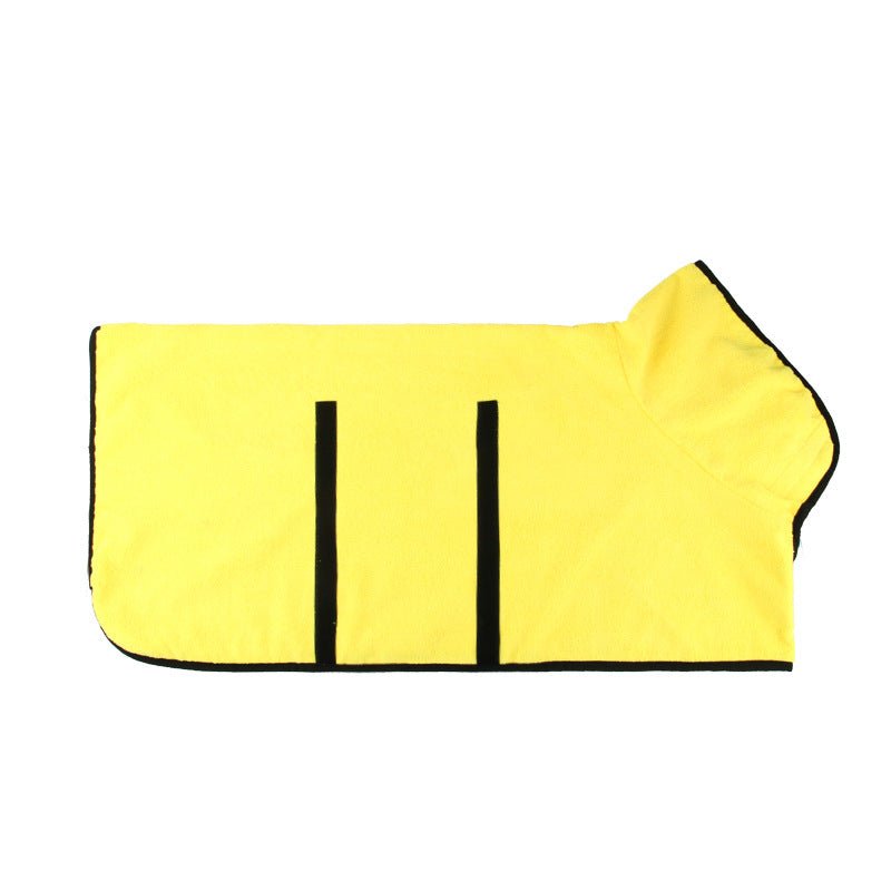 Pet Puppy Clothes Bathing Robe Neck Pet Clothes Tucked Waist Dog Shirts 0 - Lazy Paper Club