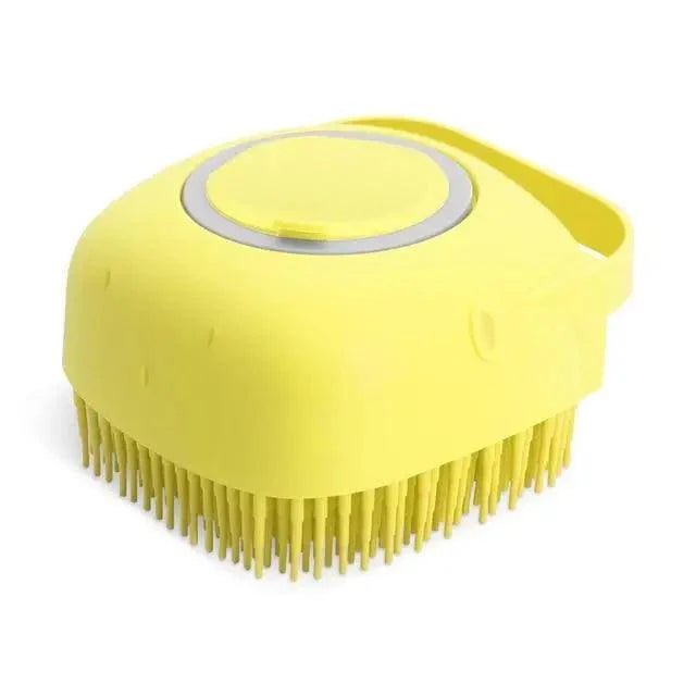 Pet Silicone Shampoo Bath Brush Massage Rubber Comb Bathing Shampoo Colorful Massager For Dogs STIL6477TGBHY - Lazy Paper Club