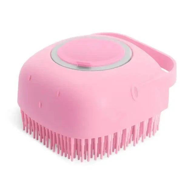 Pet Silicone Shampoo Bath Brush Massage Rubber Comb Bathing Shampoo Colorful Massager For Dogs STIL6477TGBHY - Lazy Paper Club