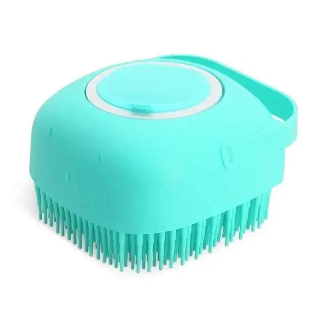 Pet Silicone Shampoo Bath Brush Massage Rubber Comb Bathing Shampoo Colorful Massager For Dogs STIL6477TGBHY - Lazy Paper Club